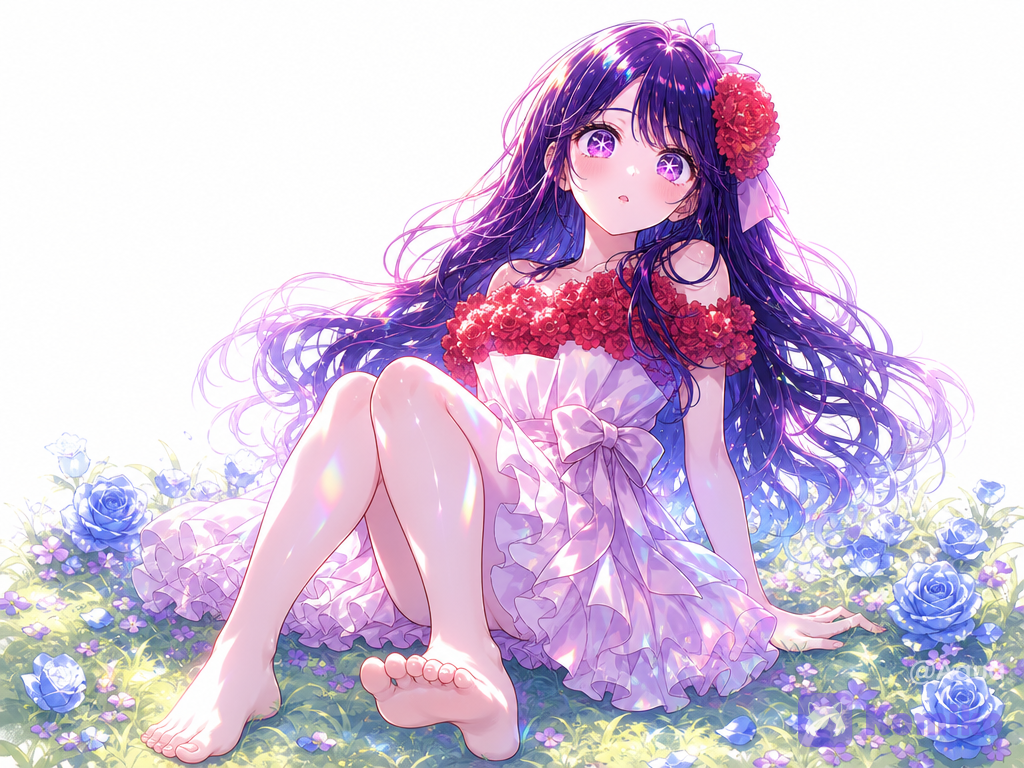 Pretty Idol in garden