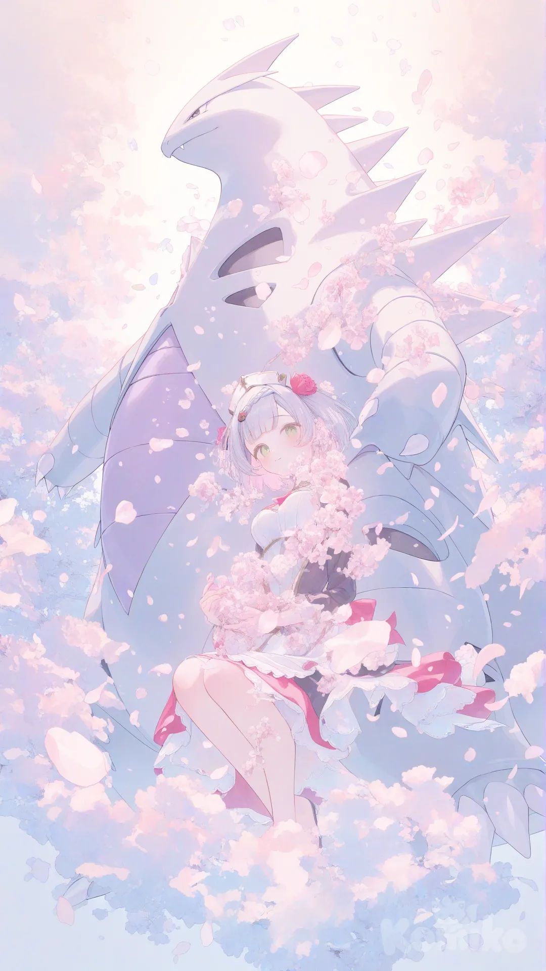 Noelle, Tyranitar, [soft-pastel-style]