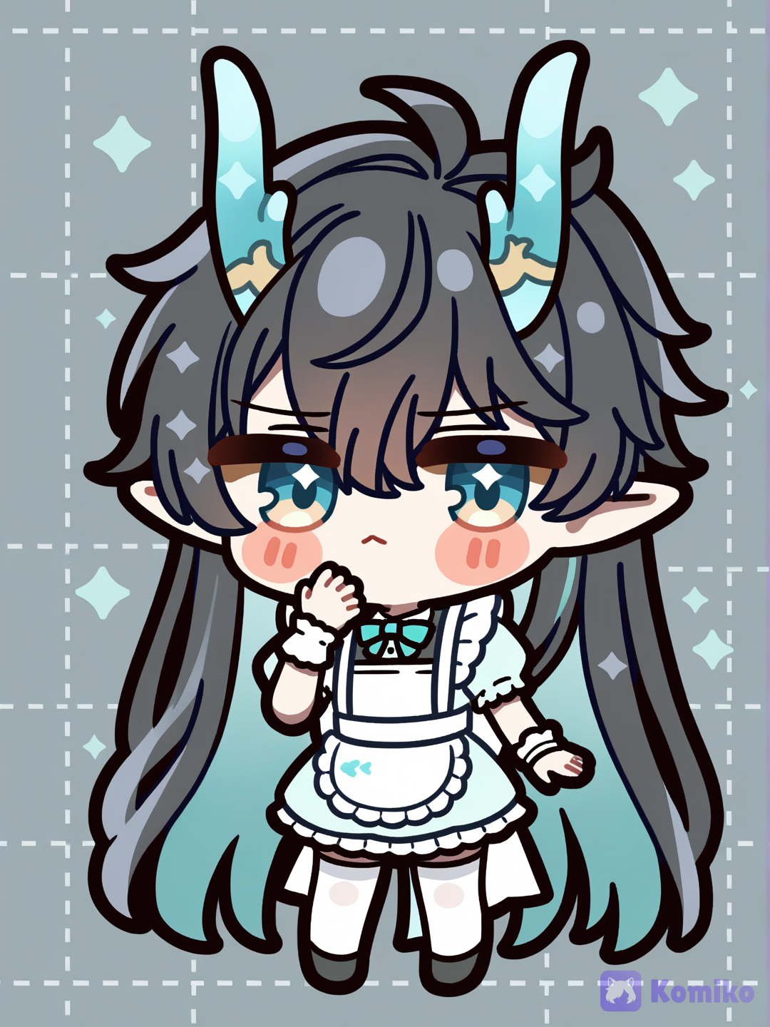 Chibi maid Imbibitor Lunae Dan Heng