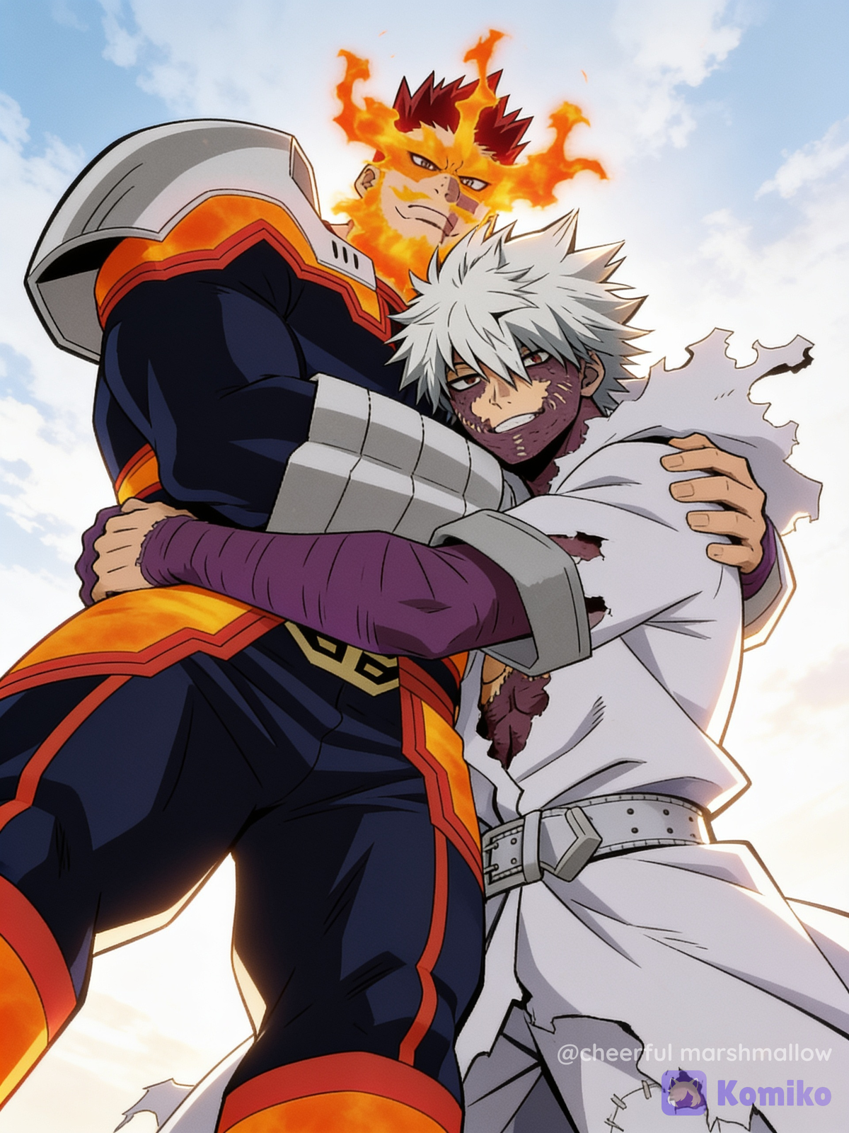 Dabi & Endeavor Hug 🥹🔥
