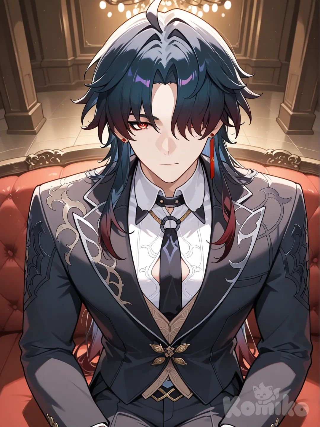 @Blade_(Honkai:Star_Rail), tuxedo, sherpa