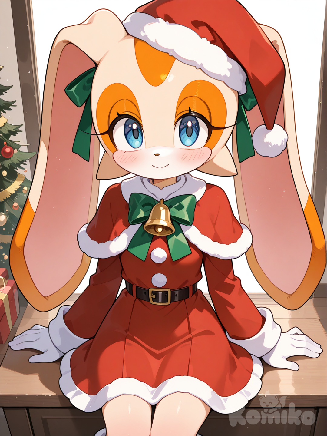 Cream está lista para pasarla bien estas fiestas navideñas.
