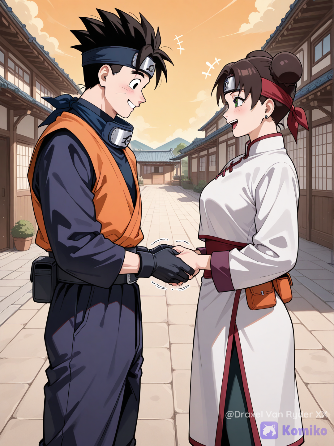 Gohan conociendo a Tenten