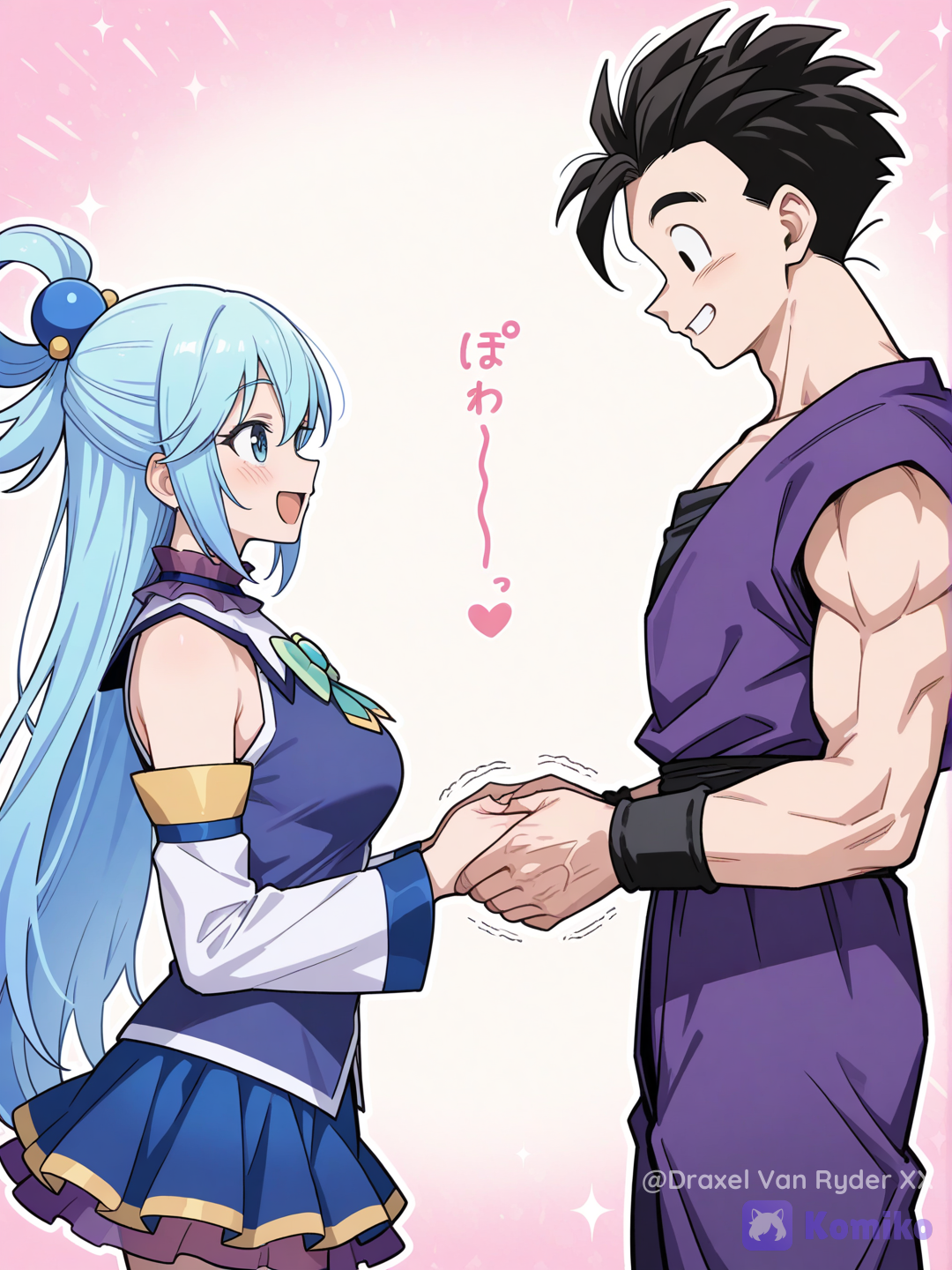 Gohan conoce a Aqua.