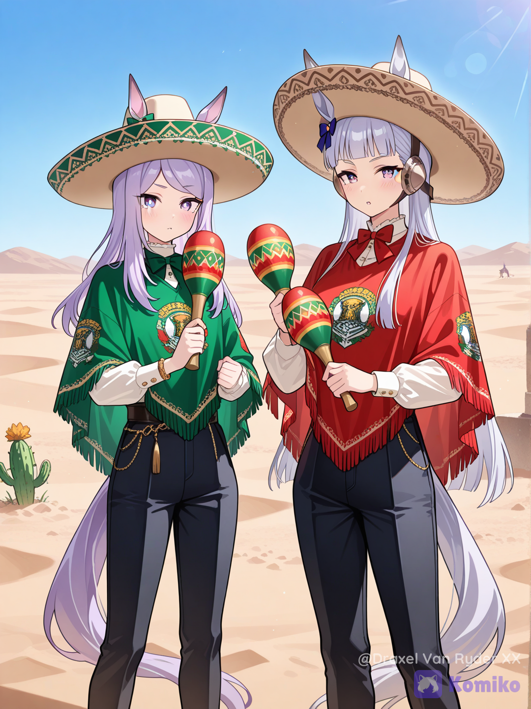 Gold Ship y Mejiro McQueen, listas en su participación en el Pretty Derby México
