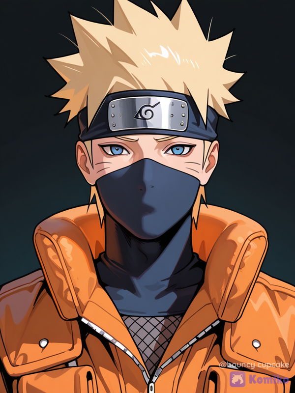Naruto with a mask