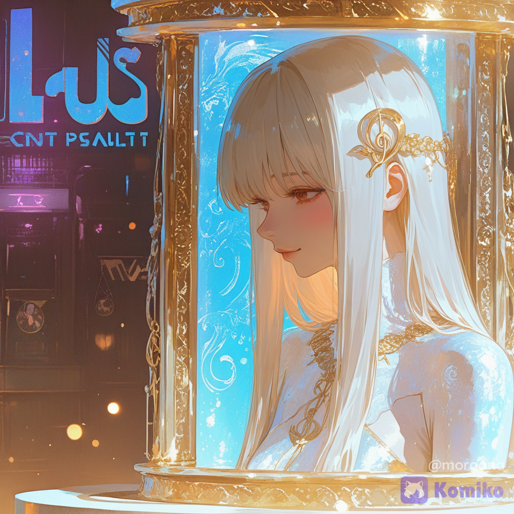 Золотая мелодия в неоне ✨
