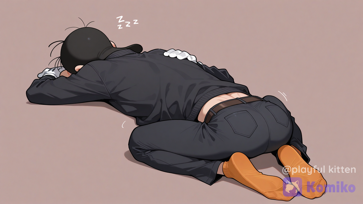 Goofy sleeping