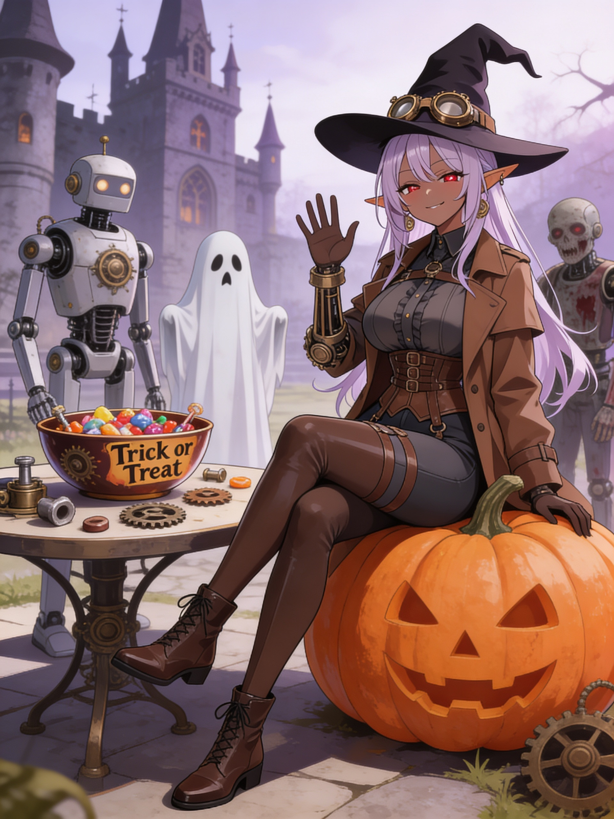 Steampunk Trick or Treat 🎃✨