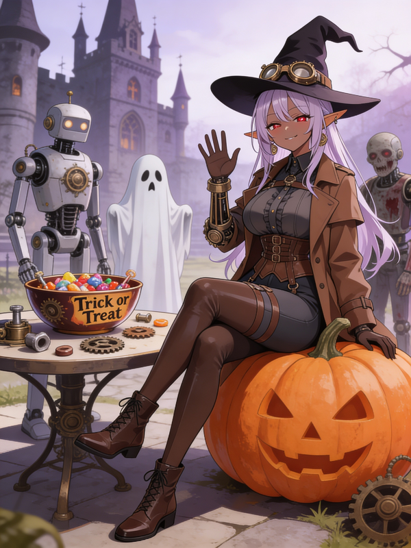 Steampunk Trick or Treat 🎃✨