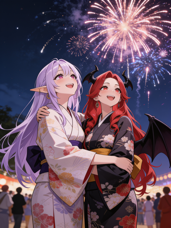Fireworks & Yukatas with Lilith ✨