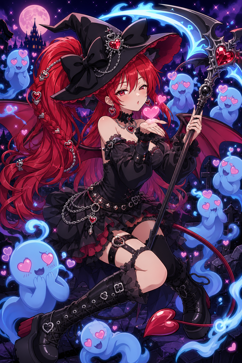 Succubus Witch Collecting Souls With Ease