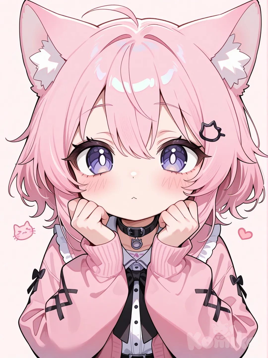 gato rosa