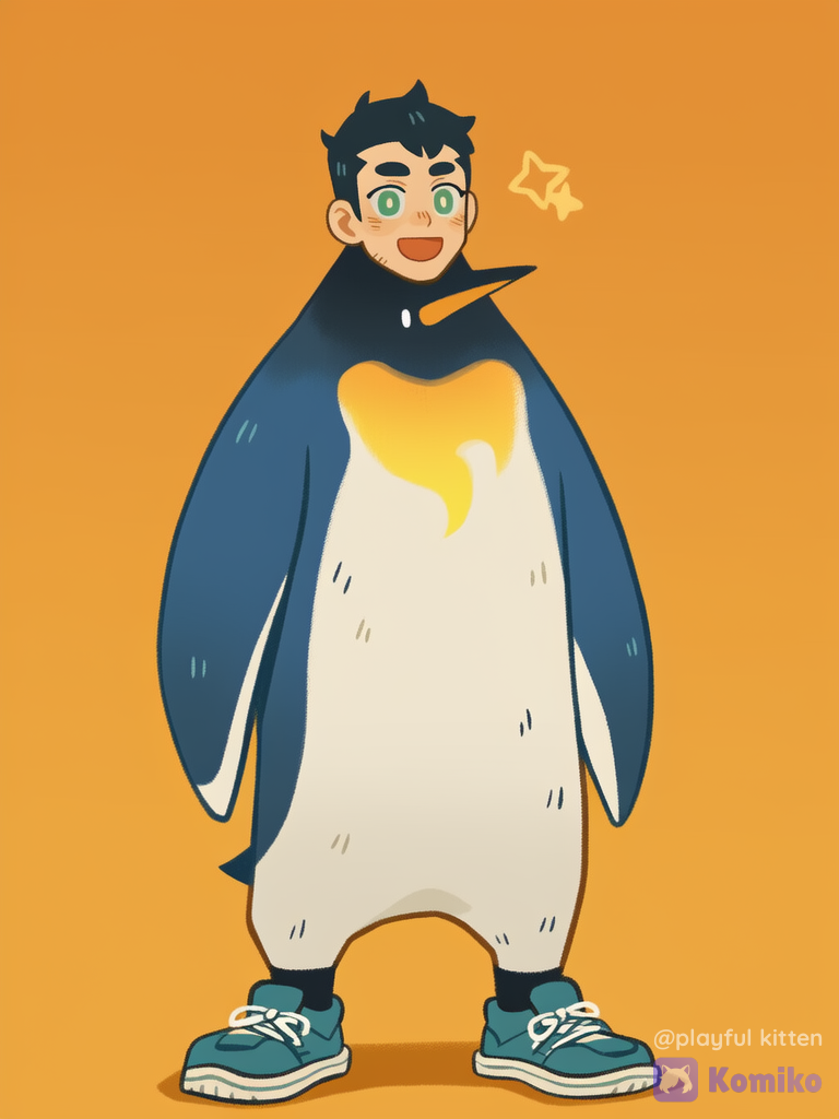 hombre pinguino
