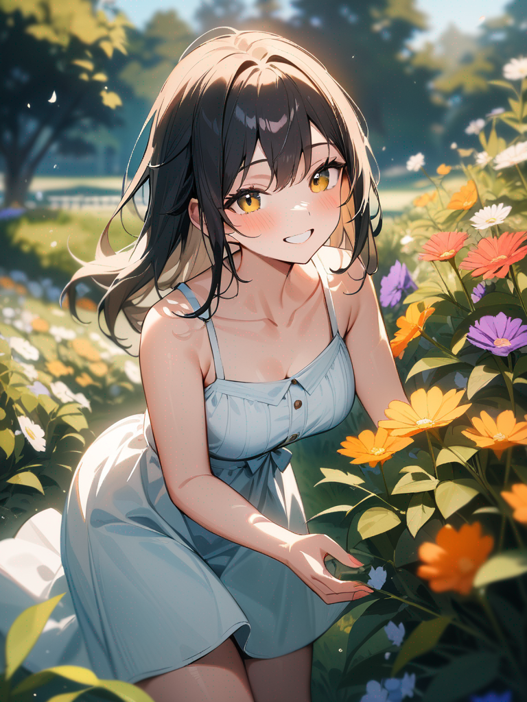 AI Art: Blooming Joy | KomikoAI