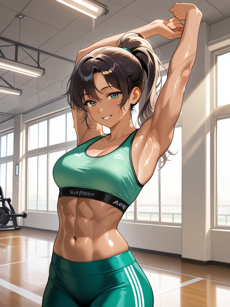 Sweaty Stretch Glow Up 💪☀️