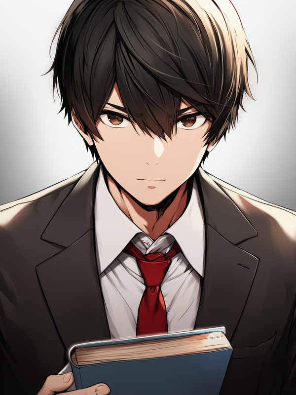 Light Yagami's Quiet Moment 📖