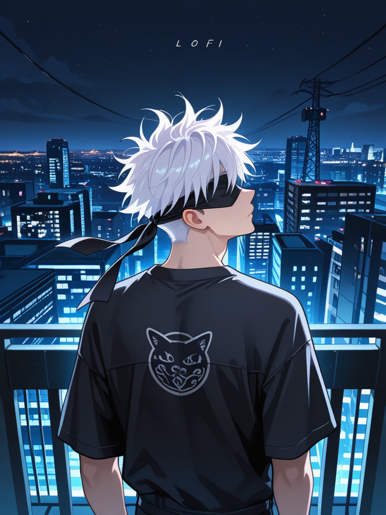 Gojo's Nighttime City Vibes 🌃