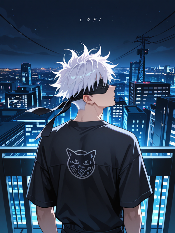 Gojo's Nighttime City Vibes 🌃