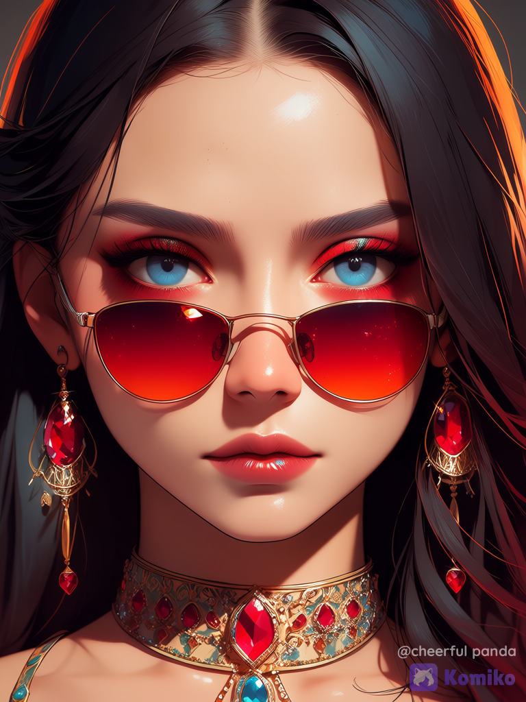 Lentes rojos
