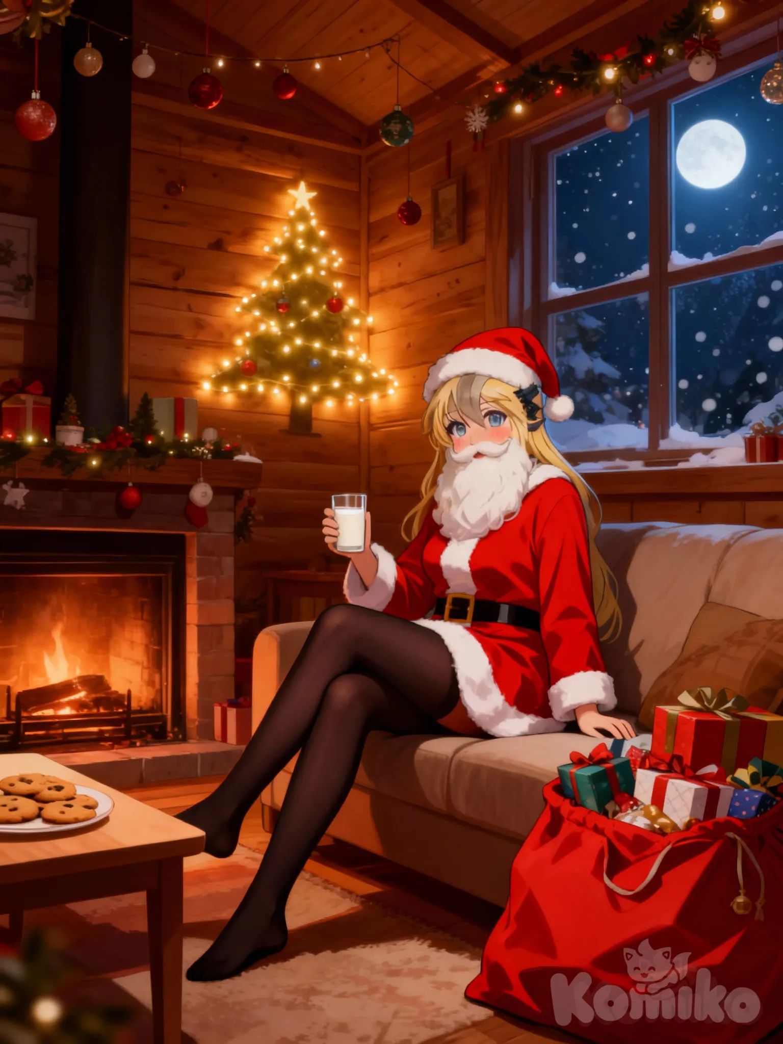 Sena.K "la diosa navideña" ella fue encontrada por un niño que esperaba a Santa Claus 
