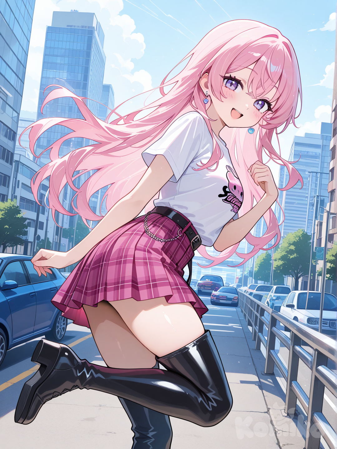 Energetic girl