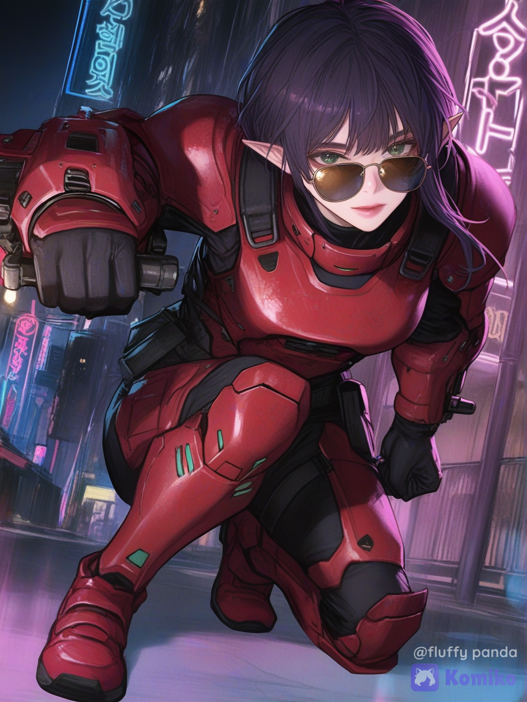 Armored up