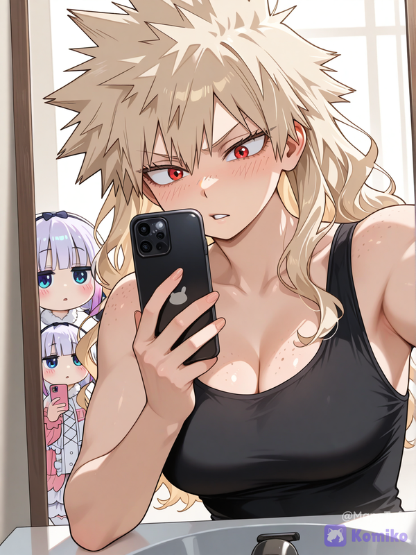 Bakugo as a female