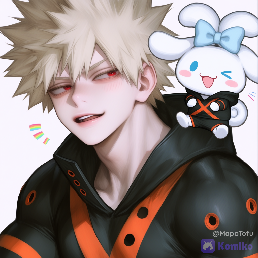 Bakugo and Cinnamon Roll