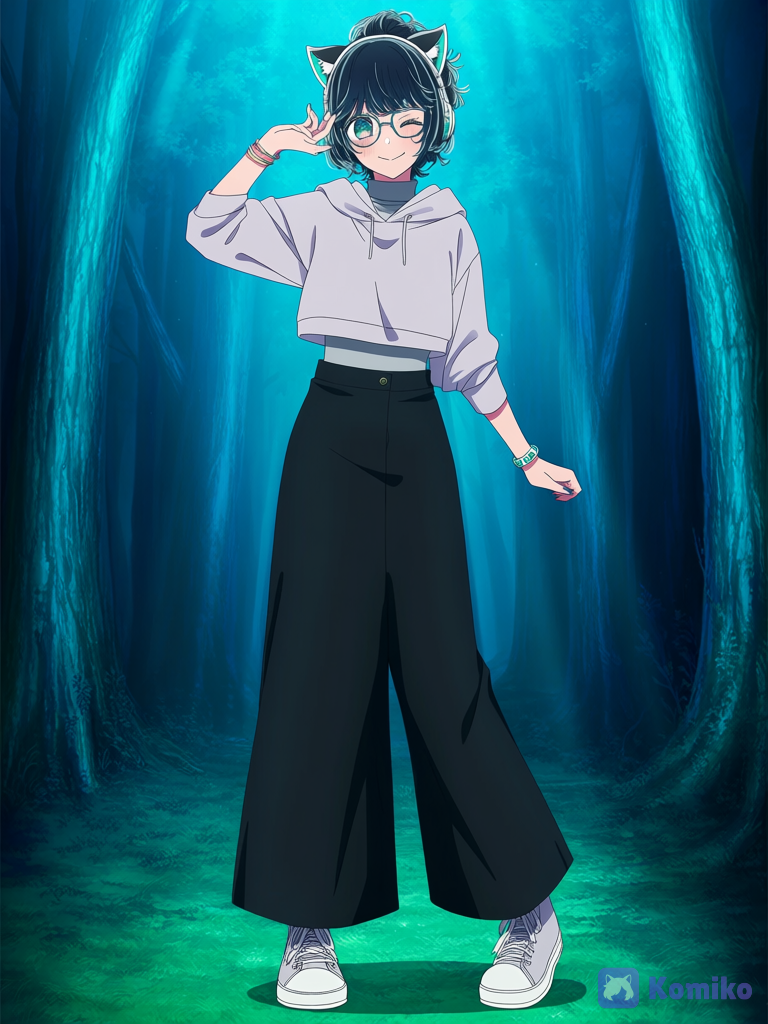 OC oshi no ko again 🩶💙🩵💚