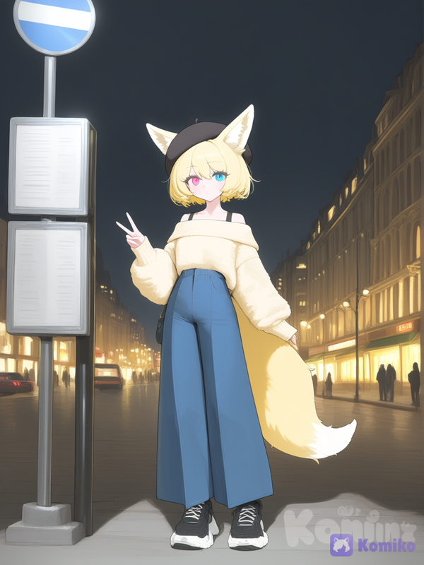 Bus stop of Paris