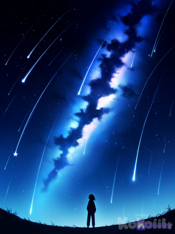 Alix Under the Stars 💫🖤💙🩵🤍🌒