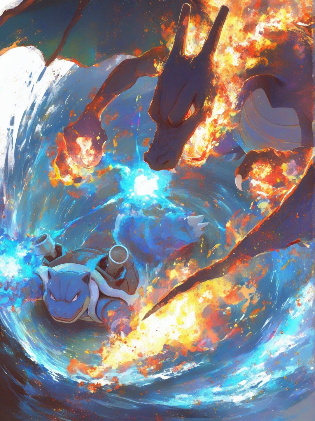 @Charizard, @Blastoise 