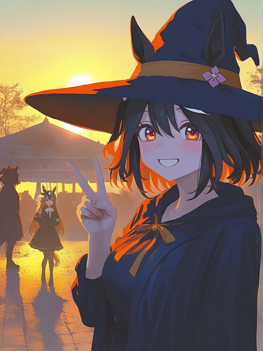 @Satono_Diamond_(Umamusume), y @Kitasan_Black_(Umamusume) 