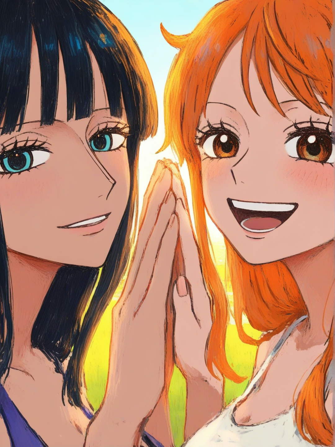 @Nami_(One_Piece) y @Nico_Robin