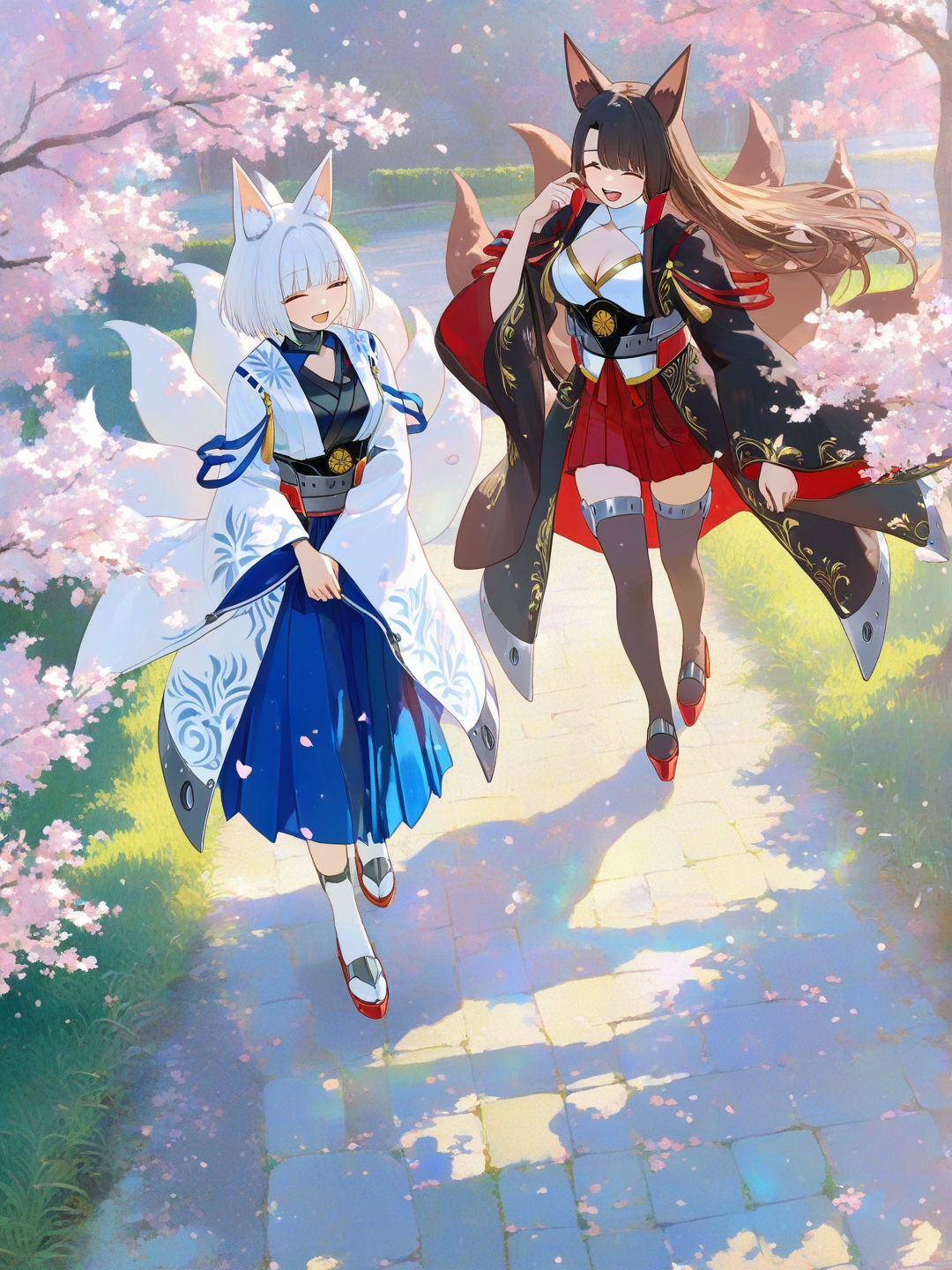 @Kaga_(Azur_Lane), @Akagi_(Azur_Lane)
