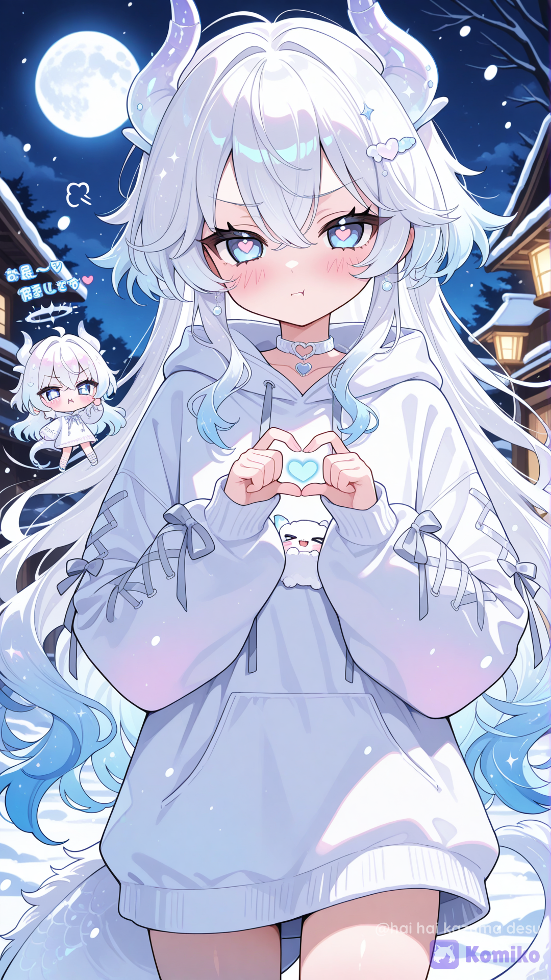Pouty Snow Dragon