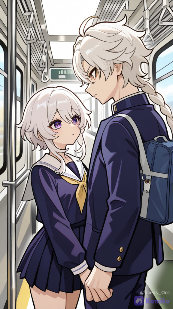 Encuentro en el tren 💕🚇