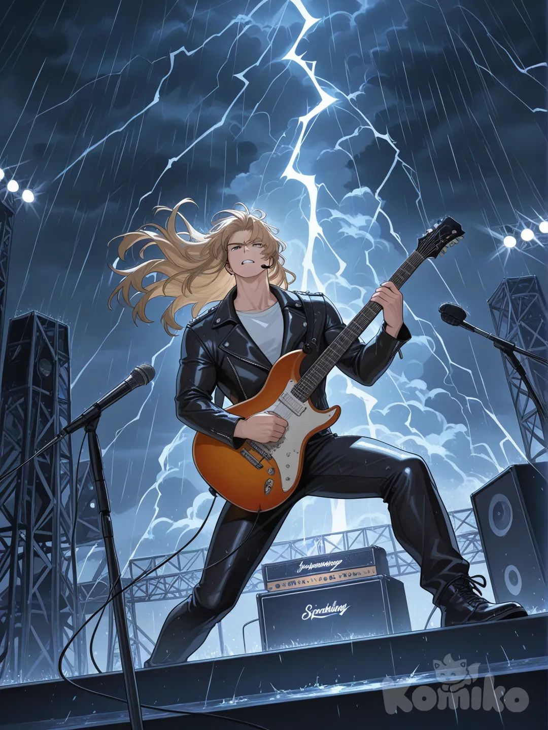 Here I am, rock you like a hurricane