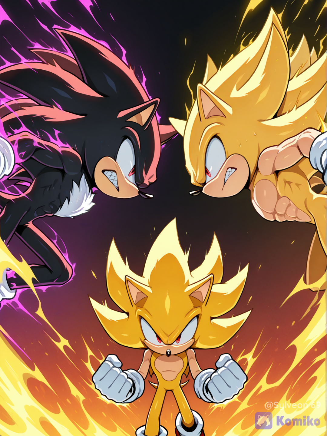 Super Sonic e Shadow