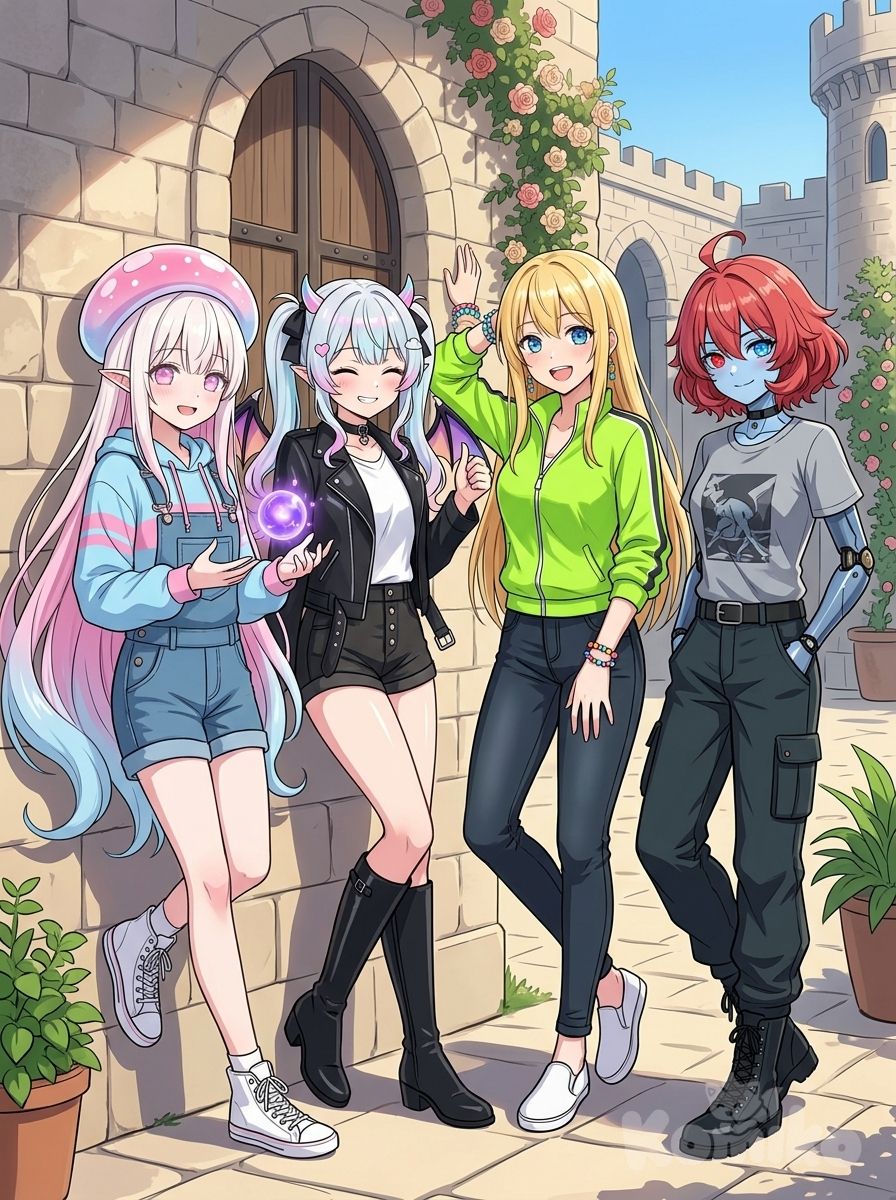 The group of friends