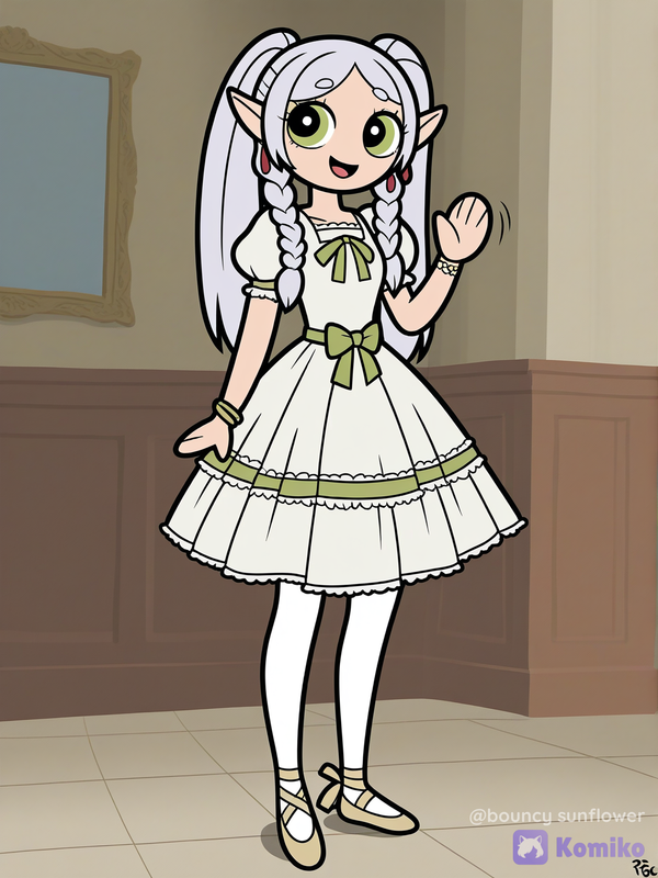 Frieren’s Sweet Lolita Wave 🌿💚