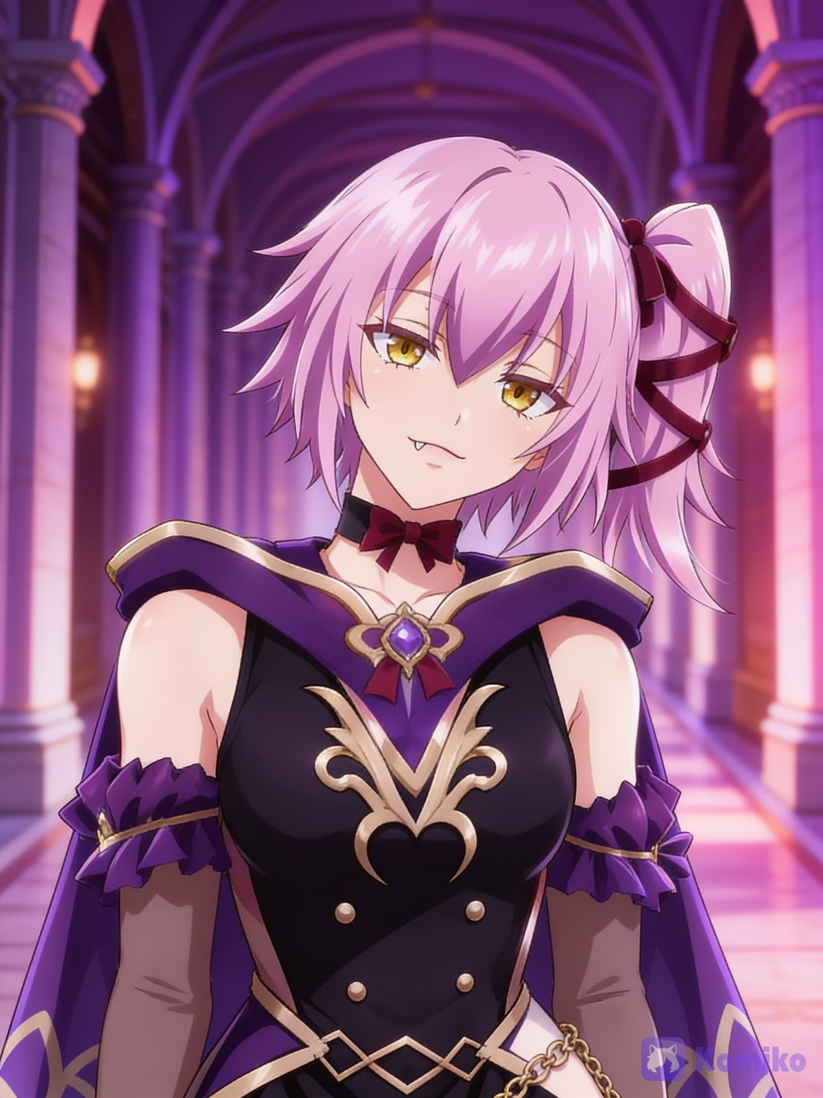 ¡Mi waifu con colmillo cute 💜✨