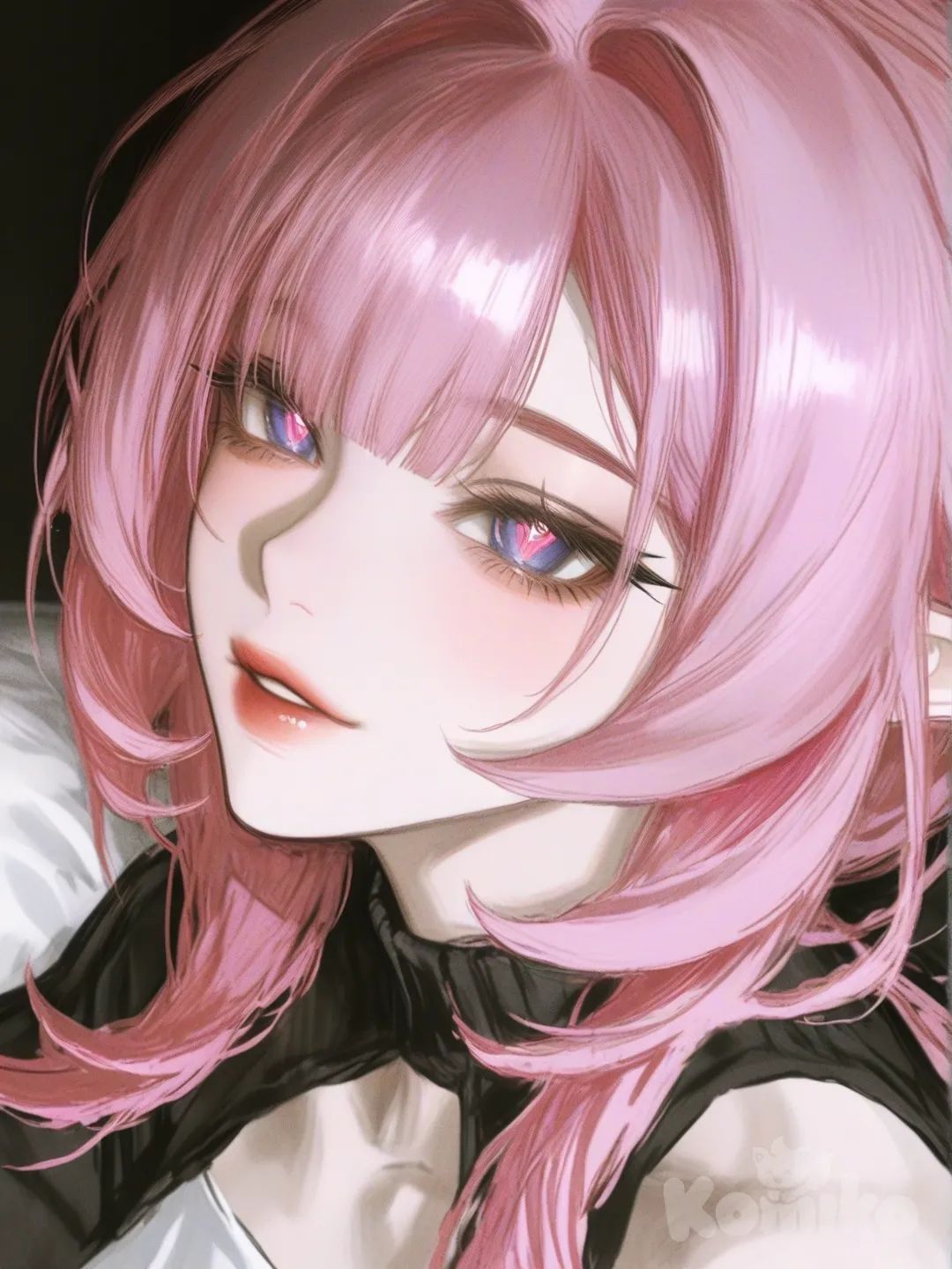 @Elysia_(Honkai_Impact), [semi-realistic-portrait-style]