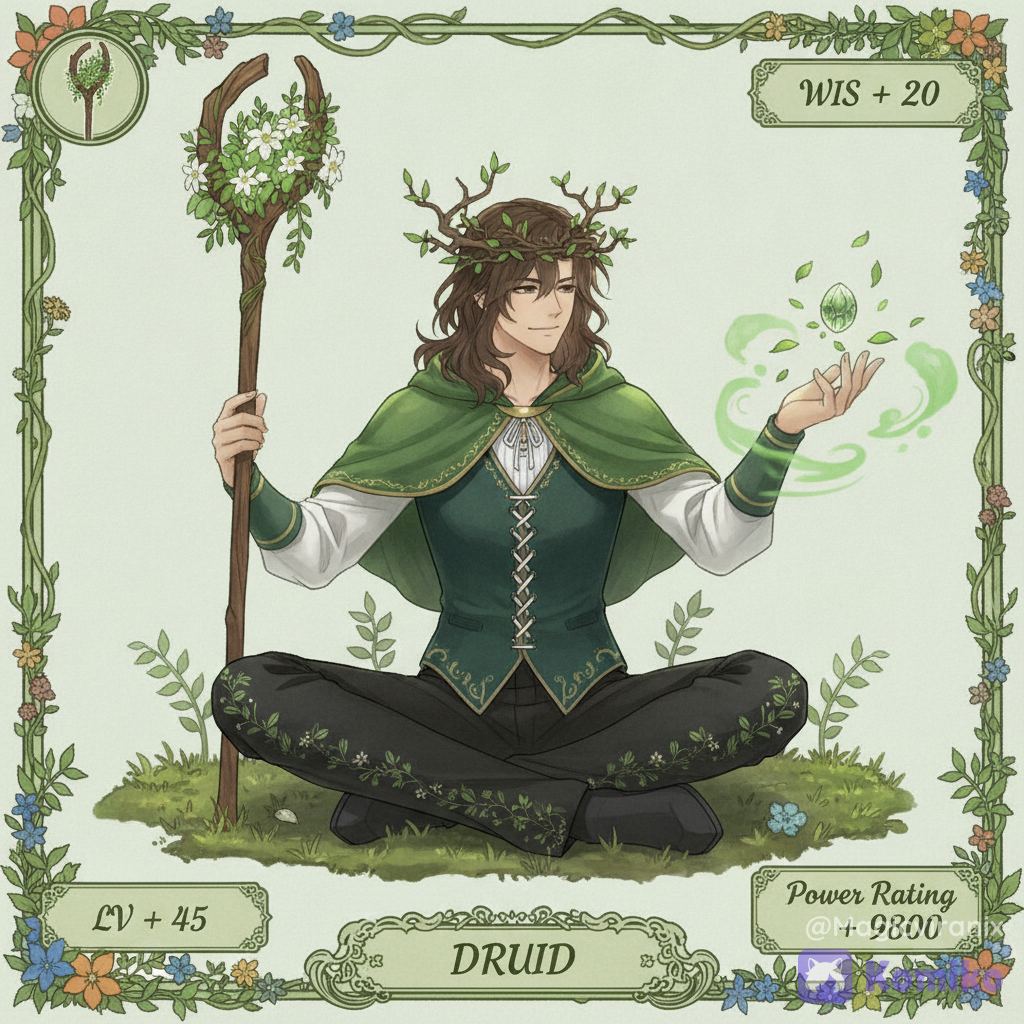 Peaceful Druid Vibes 🌿🍃