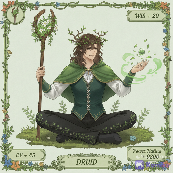 Peaceful Druid Vibes 🌿🍃