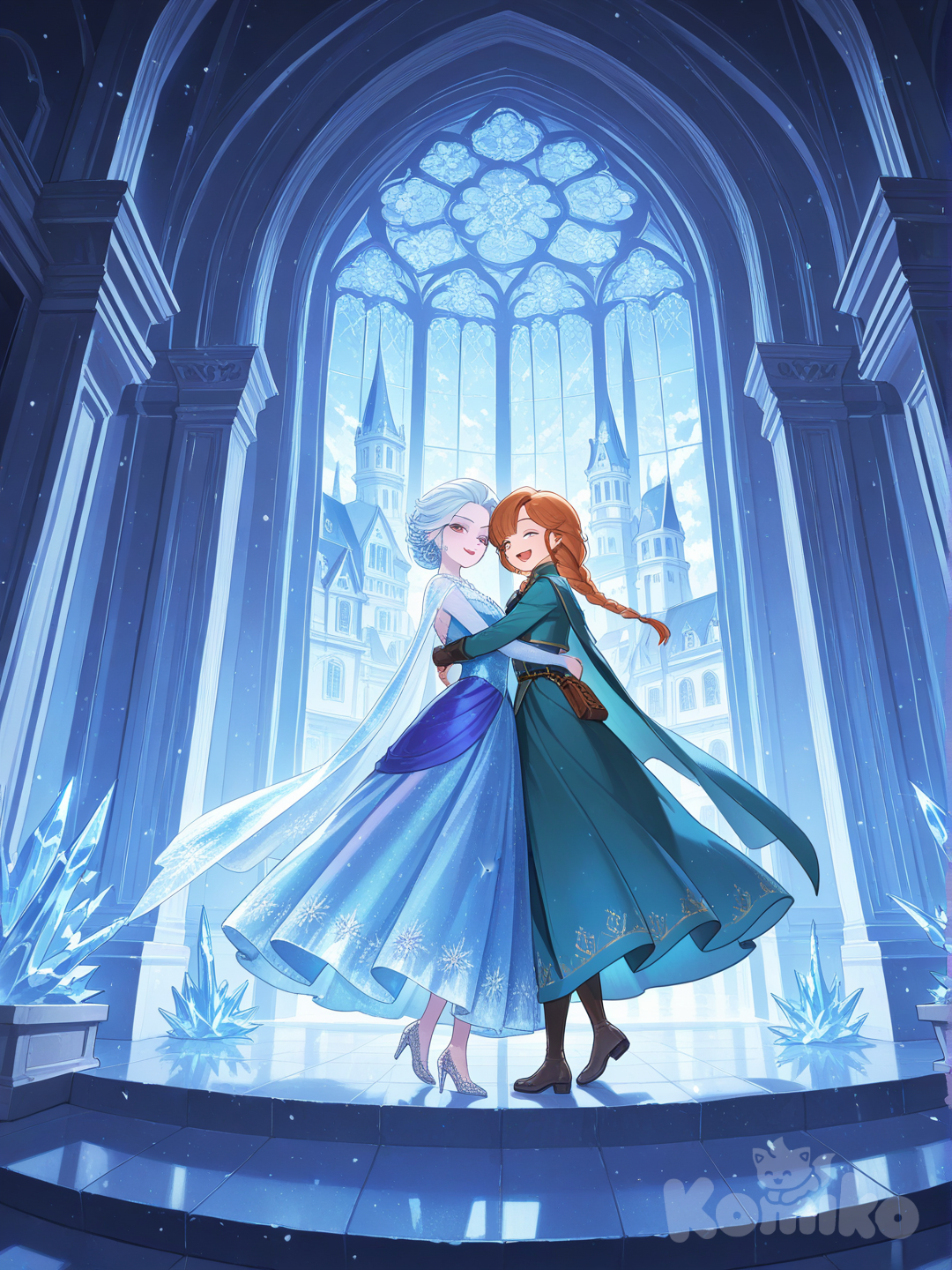 Reencuentro de hermanas