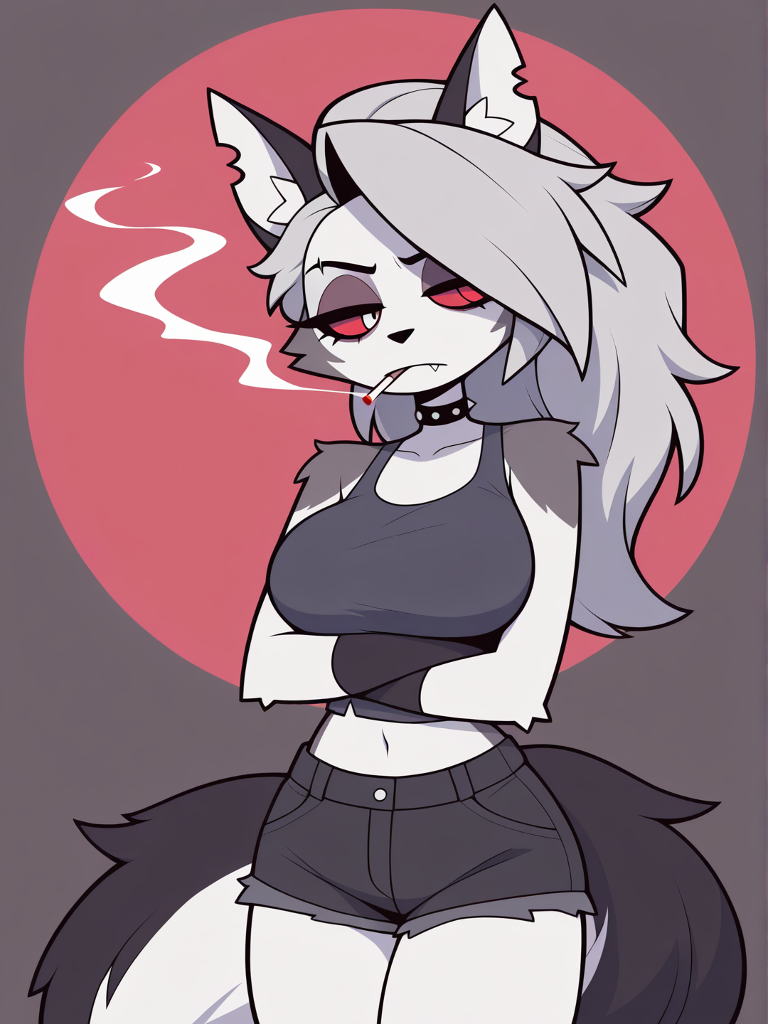 Loona Smoking