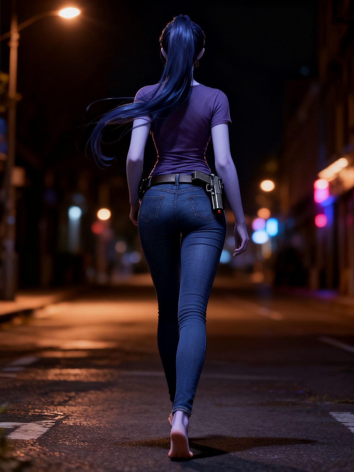 Widowmaker runs away