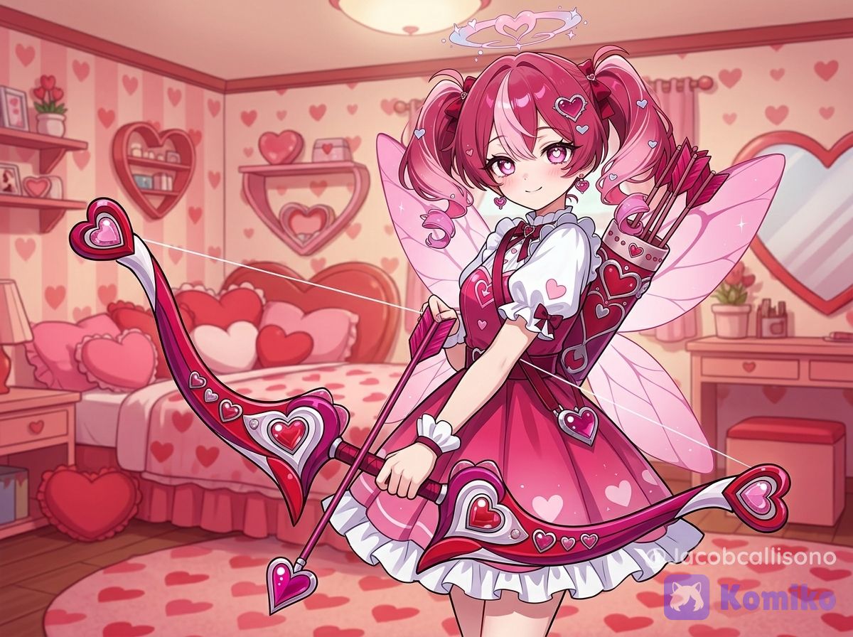 Heartwing in her bedroom
